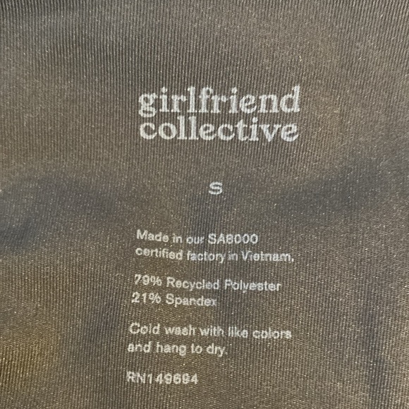 Girlfriend Collective grey compressive high rise leggings - Picture 4 of 4